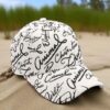 White Script Print Cap – Clean Streetwear Statement