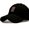 Black Classic Patch Cap – Minimal Everyday Essential