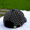 Black NY Pattern Cap – Iconic Street Style