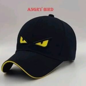 Black Angry Eyes Cap – Bold Attitude Streetwear