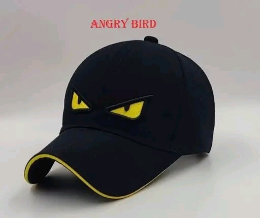 Black Angry Eyes Cap – Bold Attitude Streetwear