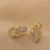 Trendy Gold Flip-Flop Earrings